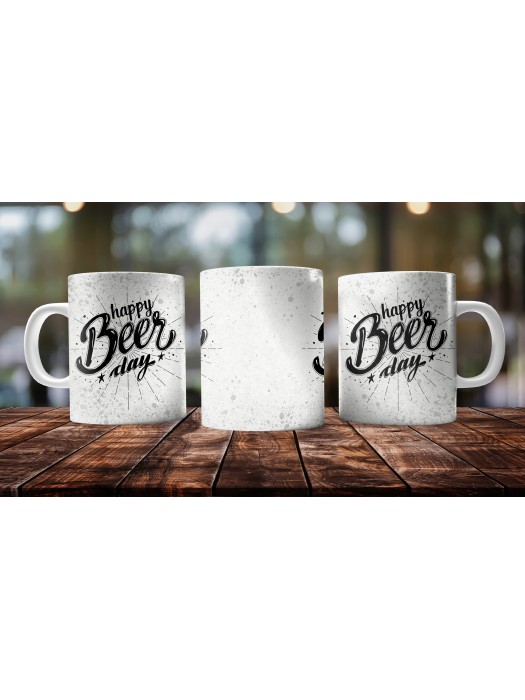 Керамична чаша Madcolors - Happy Beer Day