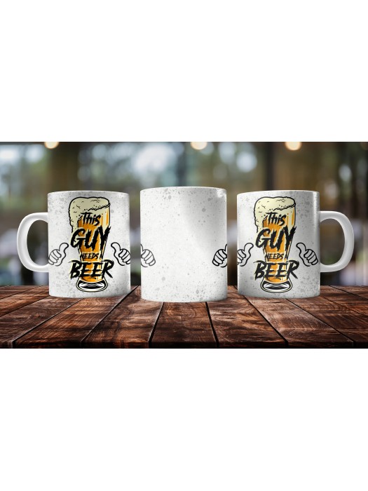 Керамична чаша Madcolors - This Guy Need'S A Beer