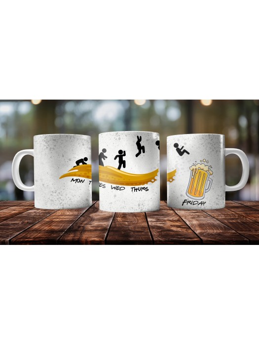 Чаша за кафе с печат Weekend