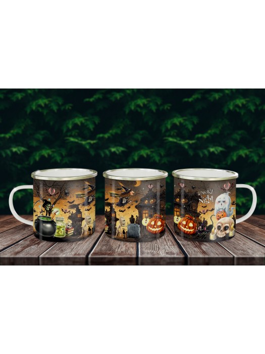 Метално канче за кафе Scary Night 