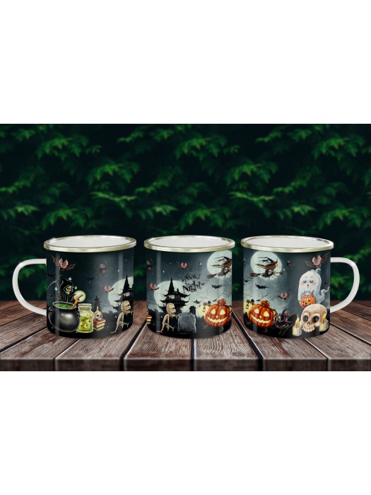 Метално канче с печат Happy Scary Night - Hocus Pocus