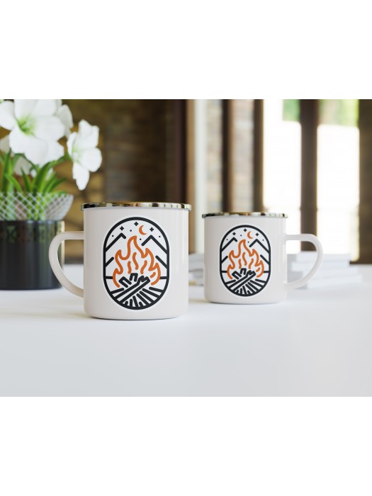 Метално канче с надпис Adventure 