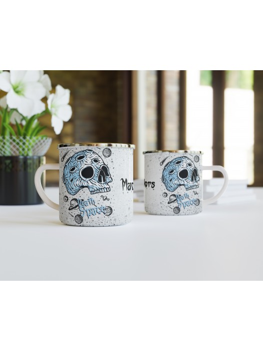 Метално канче с печат Death Cosmo Space