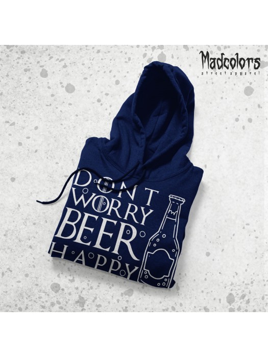 Суитшърт с качулка Don't Worry BEER Happy