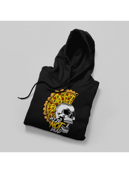 Суичър унисекс Madcolors - Pizza NOT Dead