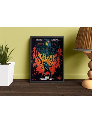 Метален постер Stranger Things - Charapter 9