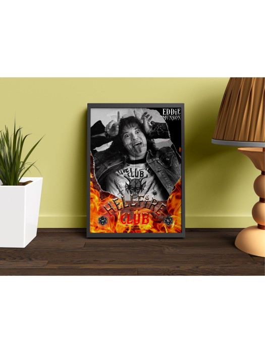 Метален постер Stranger Things - Eddie Munson