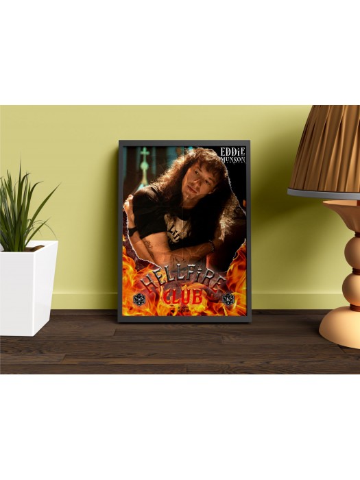 Метален постер Stranger Things - Eddie Munson Dungeon Master