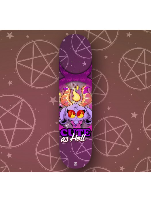 Дъска за скейтборд с шкурка размер 8,25" Cute As Hell