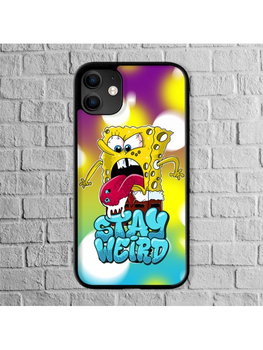 Калъф за телефон IPHONE - Sponge Stay Weird