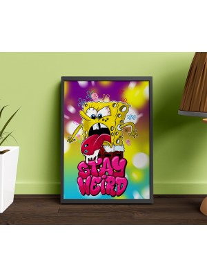 МЕТАЛЕН ПОСТЕР SpongeBob - FanArt