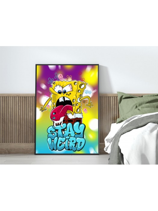 ПЛАКАТ ЗА СТЕНА SpongeBob - Fanart