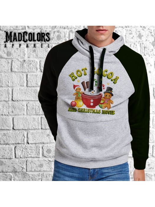 Суичър двуцветен Madcolors - Xmas Movie and Hot Cocoa