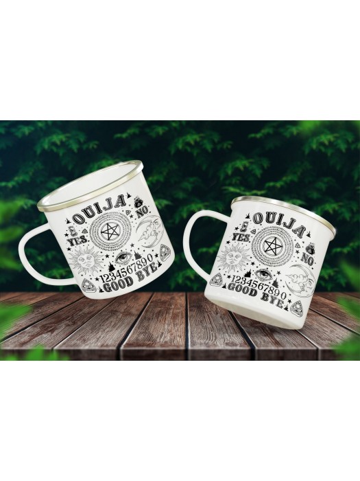 Метално канче с печат Goth - Ouija 