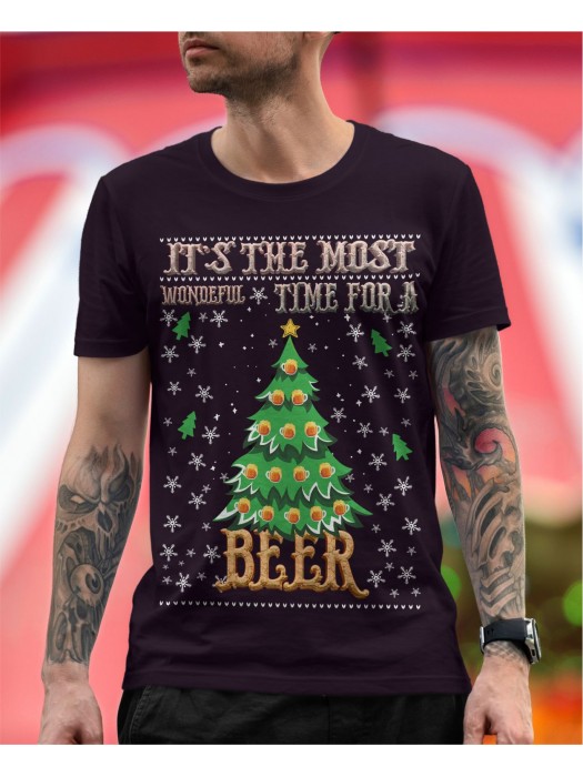 Мъжка тениска Madcolors - It's the most wondeful time for a BEER