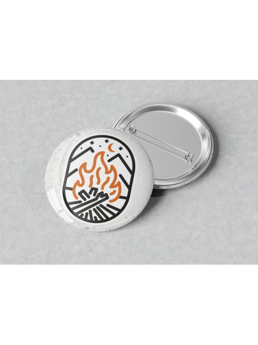 Значка с надпис Campfire