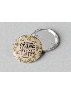 Значка с надпис Enjoy the wilderness