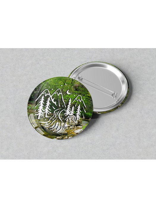 Значка с надпис It's time for a new adventure