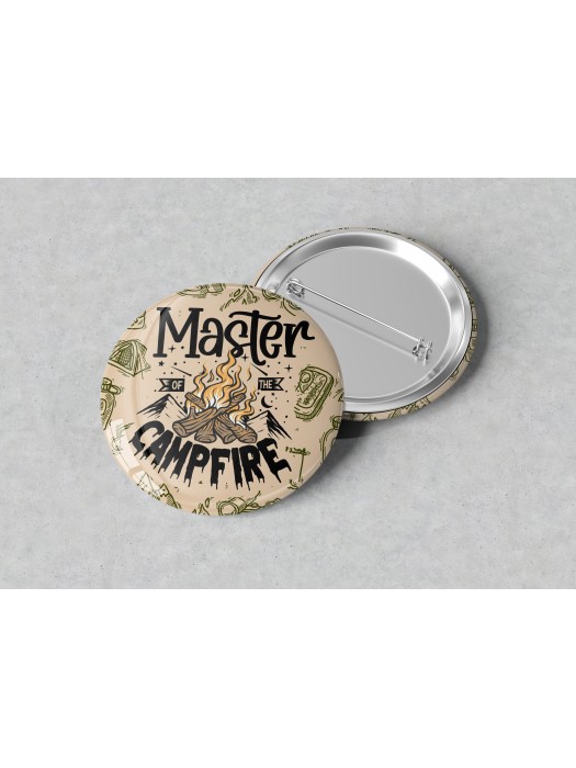 Значка с надпис Master of the Campfire